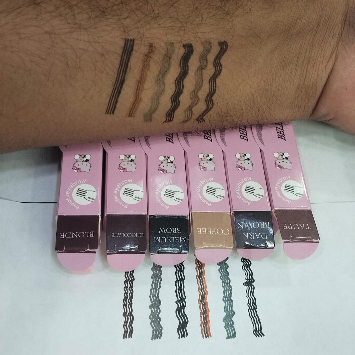 Mani Pedi Kit 6 Pcs Abs Plastic Professional Grooming Tools Set (Random Color)