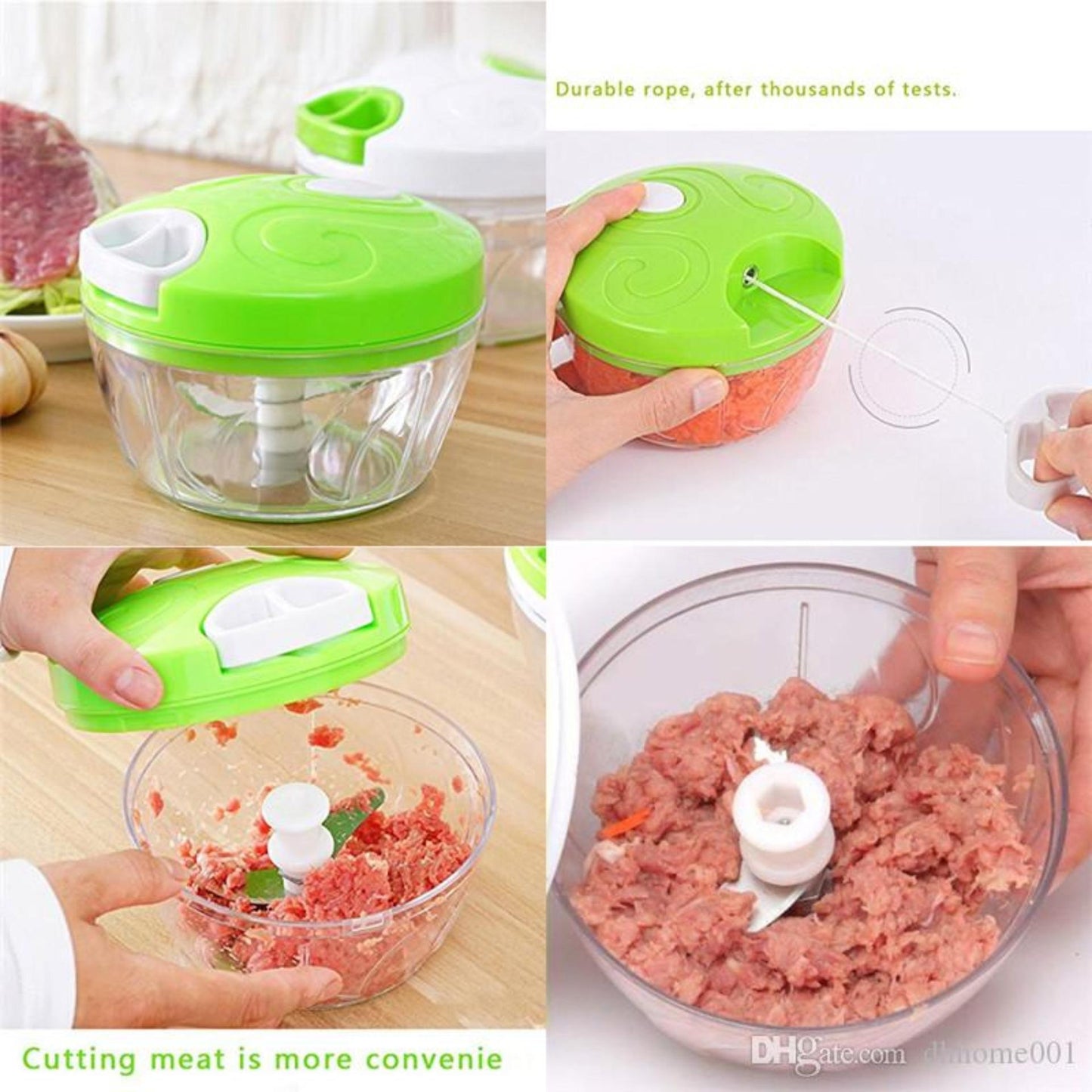 Speedy Chopper Multi-Use Turbo Cutter – Mini Handy Manual Vegetable & Fruit Chopper | Heavy-Duty (Random Color)
