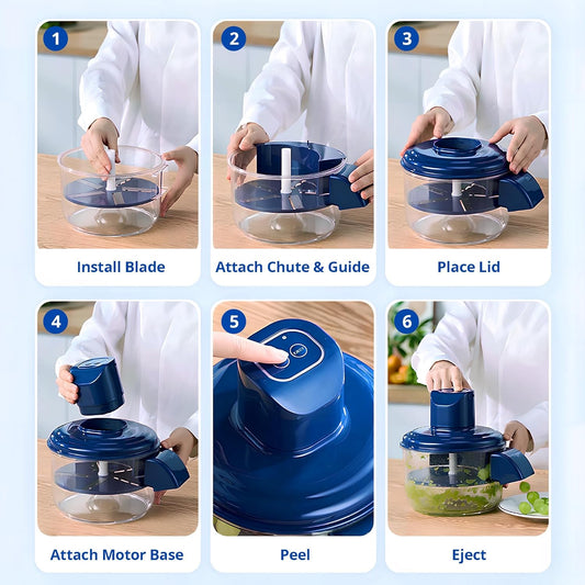 Automatic Electric Fruit and Vegetable Peeler – Portable Rechargeable Peeling Machine for Home and Commercial Use