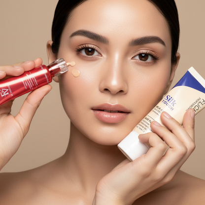 Flicka 2-in-1 Makeup Deal – Primer(60g) + Foundation(30g) Combo