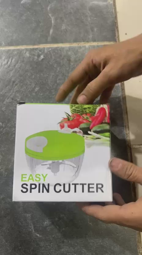 Speedy Chopper Multi-Use Turbo Cutter – Mini Handy Manual Vegetable & Fruit Chopper | Heavy-Duty (Random Color)